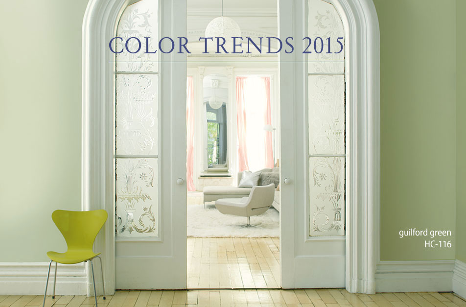 Color trends 2015 από την Benjamin Moore